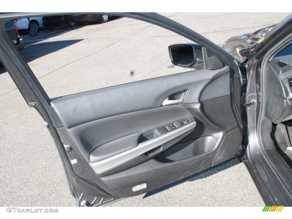2009 Honda Accord EX Sedan Black Door Panel Photo #39929540
