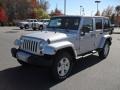 2011 Bright Silver Metallic Jeep Wrangler Unlimited Sahara 4x4  photo #1