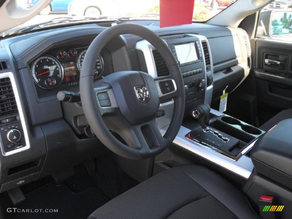Dark Slate Gray Interior 2011 Dodge Ram 1500 Sport Crew Cab Photo #39930520