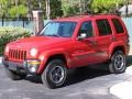 2004 Flame Red Jeep Liberty Sport 4x4 Columbia Edition  photo #1
