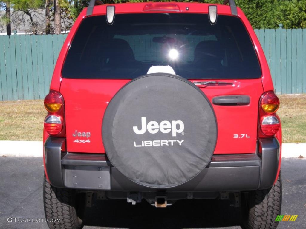 2004 Liberty Sport 4x4 Columbia Edition - Flame Red / Dark Slate Gray photo #10