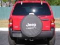 2004 Flame Red Jeep Liberty Sport 4x4 Columbia Edition  photo #10