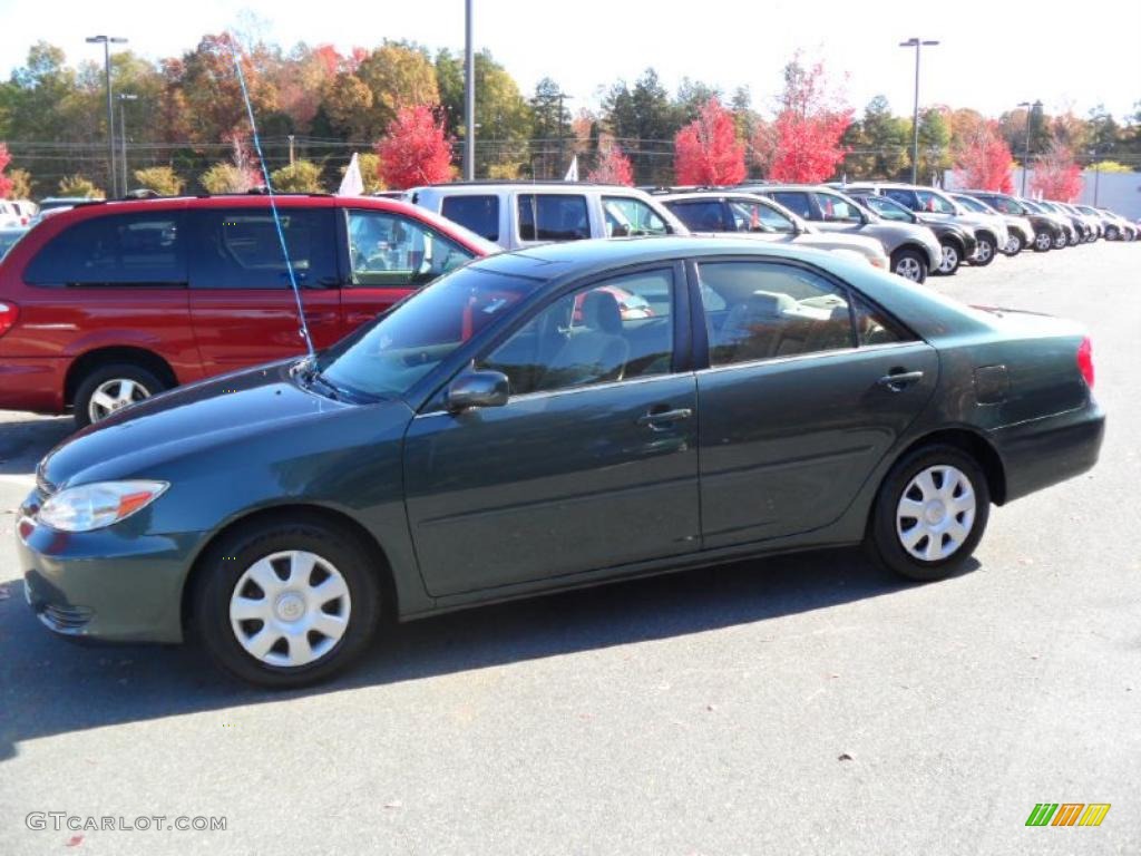 2002 Camry LE - Aspen Green Pearl / Stone photo #1