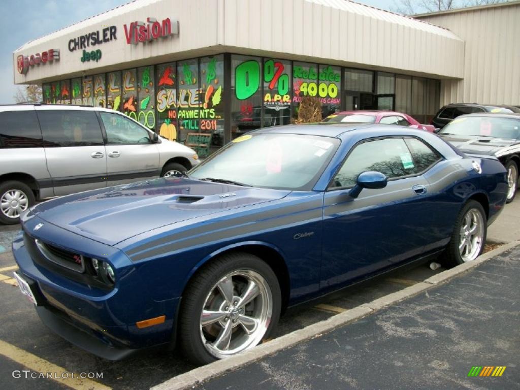 Deep Water Blue Pearl 2010 Dodge Challenger R/T Classic Exterior Photo #39933640