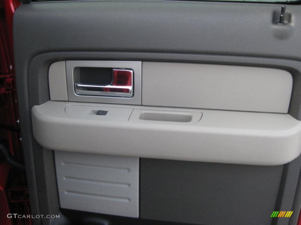 2010 F150 XLT SuperCrew 4x4 - Red Candy Metallic / Medium Stone photo #24