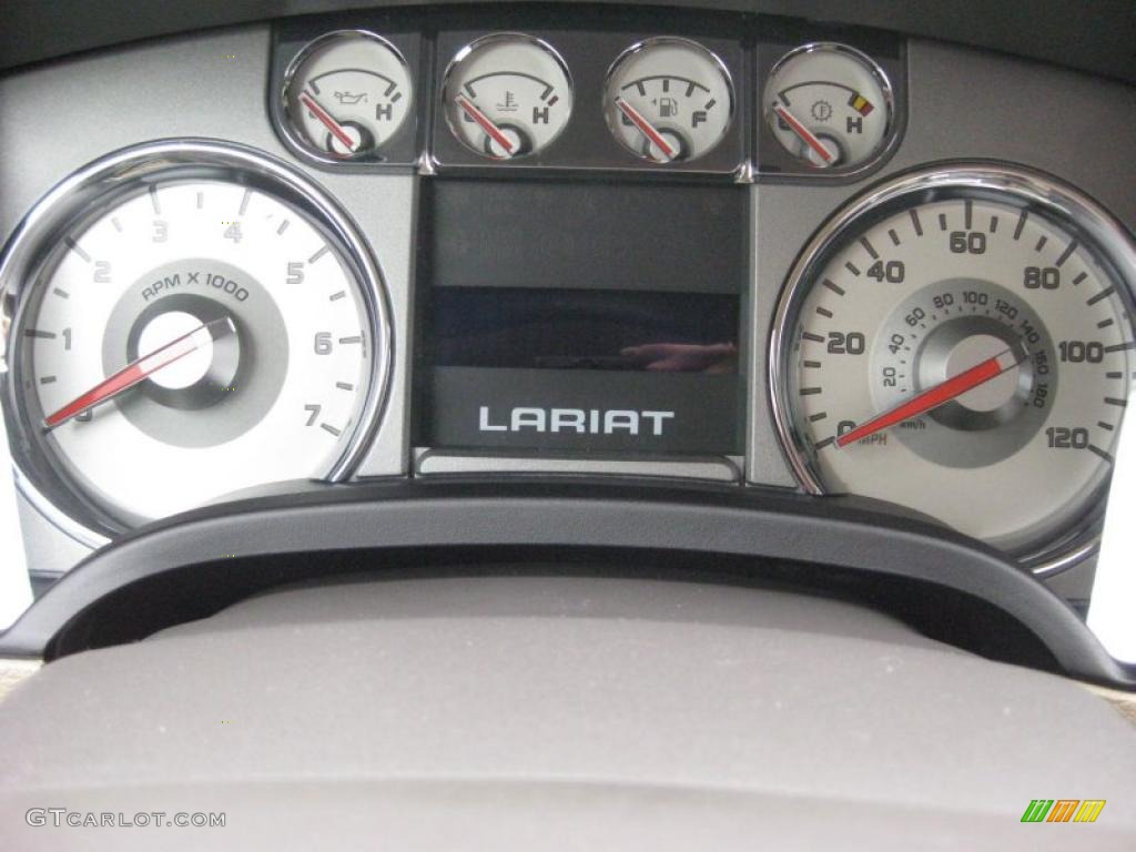 2010 Ford F150 Lariat SuperCrew 4x4 Gauges Photo #39935108