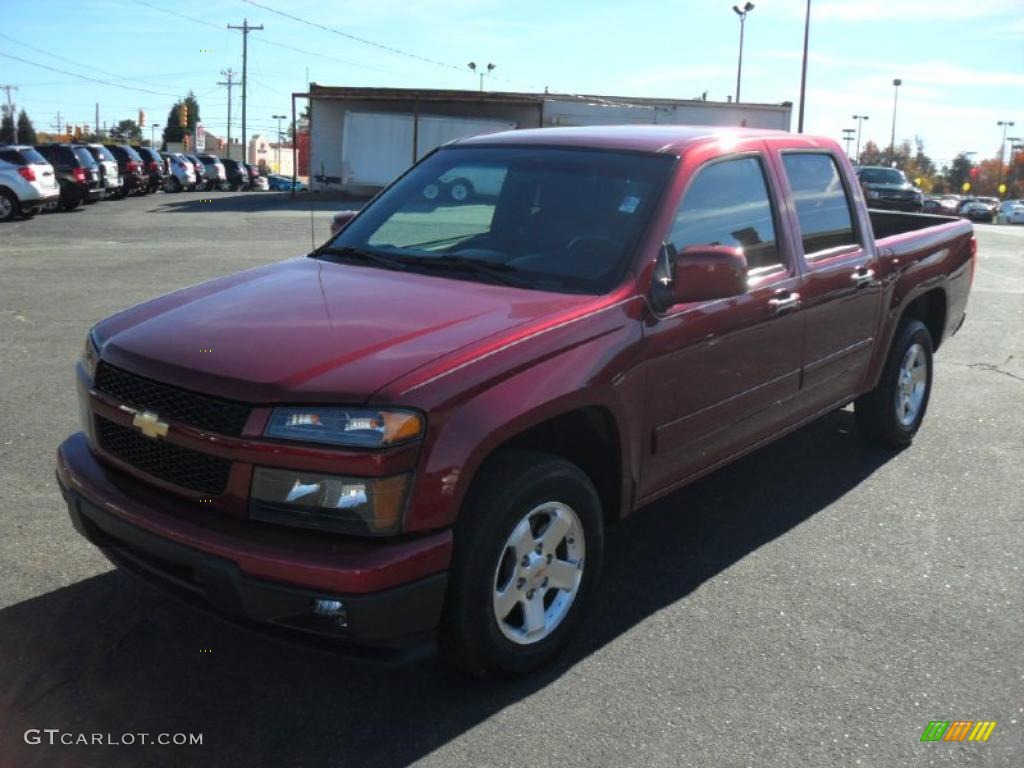 2010 Colorado LT Crew Cab - Cardinal Red Metallic / Ebony photo #1