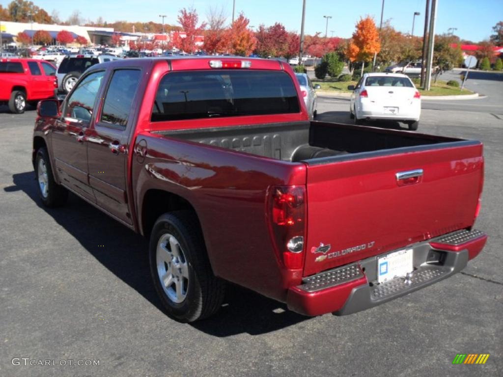 2010 Colorado LT Crew Cab - Cardinal Red Metallic / Ebony photo #2