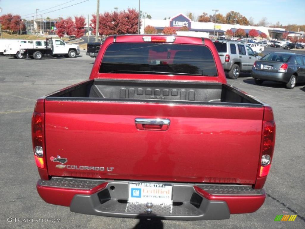 2010 Colorado LT Crew Cab - Cardinal Red Metallic / Ebony photo #3