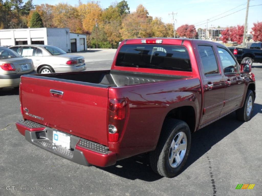 2010 Colorado LT Crew Cab - Cardinal Red Metallic / Ebony photo #4