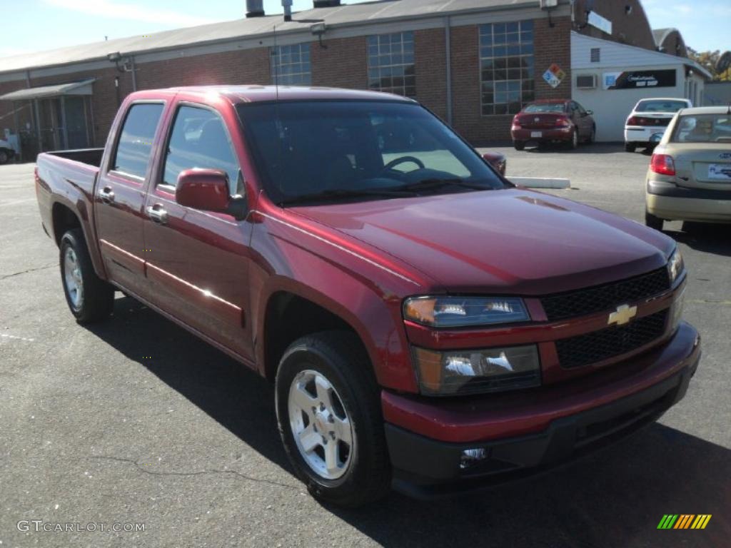 Cardinal Red Metallic 2010 Chevrolet Colorado LT Crew Cab Exterior Photo #39935240