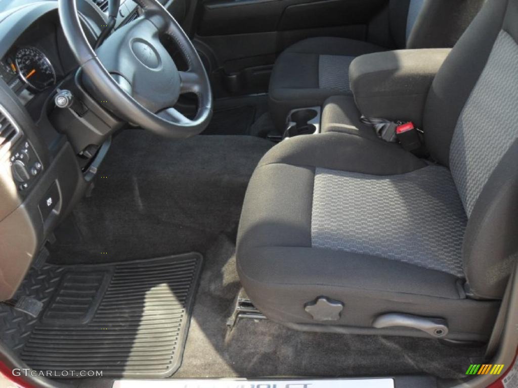 Ebony Interior 2010 Chevrolet Colorado LT Crew Cab Photo #39935268