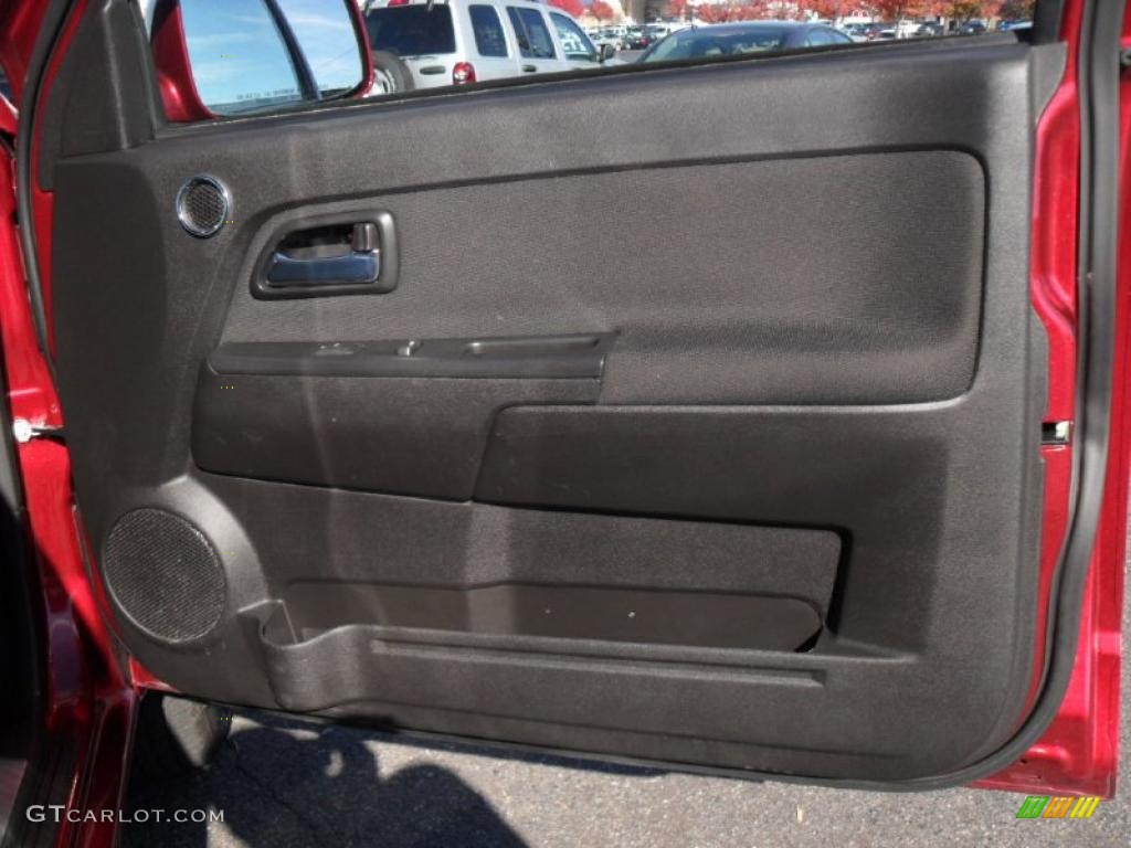 2010 Chevrolet Colorado LT Crew Cab Ebony Door Panel Photo #39935476