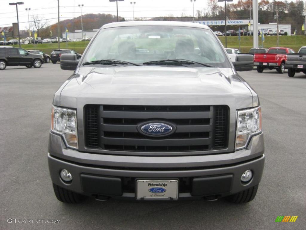 2010 F150 STX Regular Cab 4x4 - Sterling Grey Metallic / Medium Stone photo #3