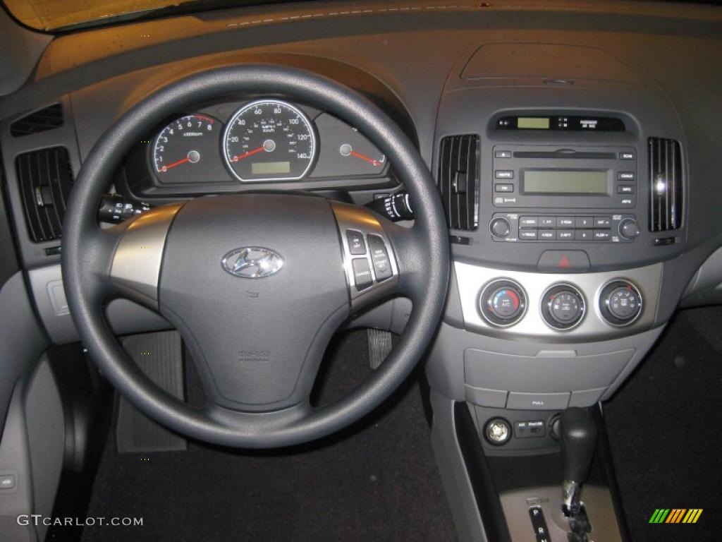 2010 Hyundai Elantra GLS Gray Dashboard Photo #39936616