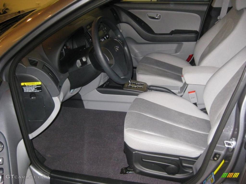 Gray Interior 2010 Hyundai Elantra GLS Photo #39936868