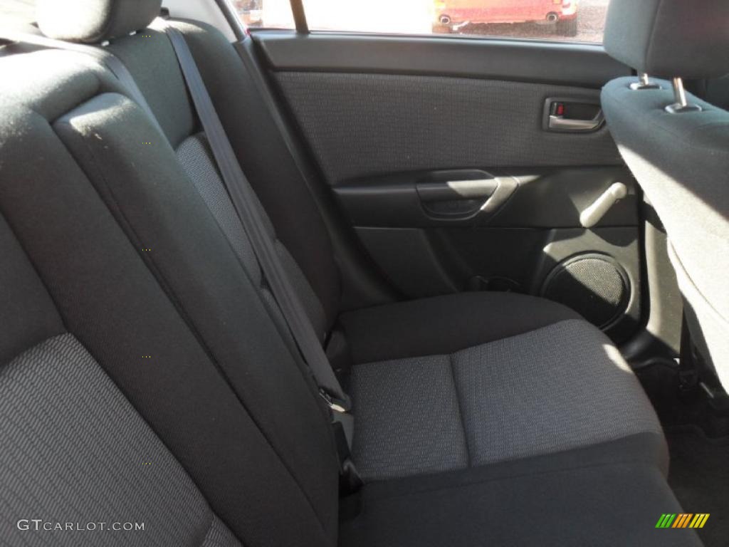 Black Interior 2007 Mazda MAZDA3 i Sedan Photo #39937360