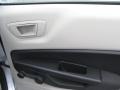 Light Stone/Charcoal Black Cloth 2011 Ford Fiesta S Sedan Door Panel