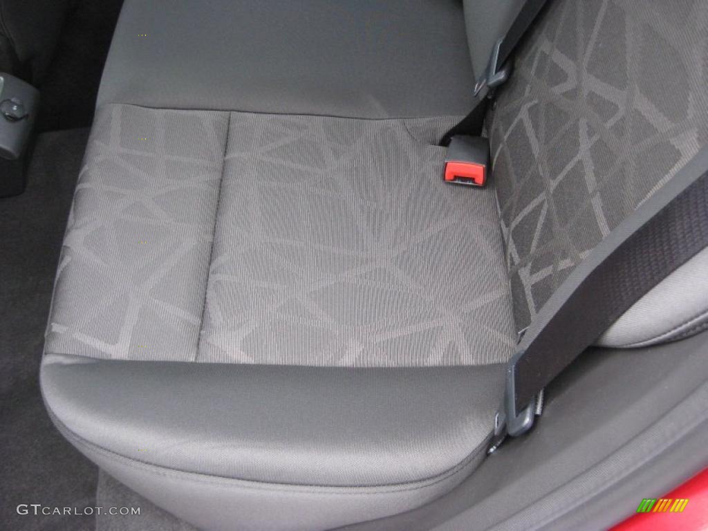 Charcoal Black/Blue Cloth Interior 2011 Ford Fiesta SE Sedan Photo #39937800