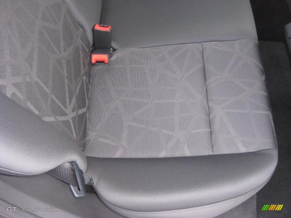 Charcoal Black/Blue Cloth Interior 2011 Ford Fiesta SE Sedan Photo #39937892