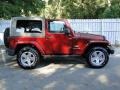 2008 Red Rock Crystal Pearl Jeep Wrangler Sahara 4x4  photo #3