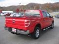 2010 Vermillion Red Ford F150 XLT SuperCrew 4x4  photo #6