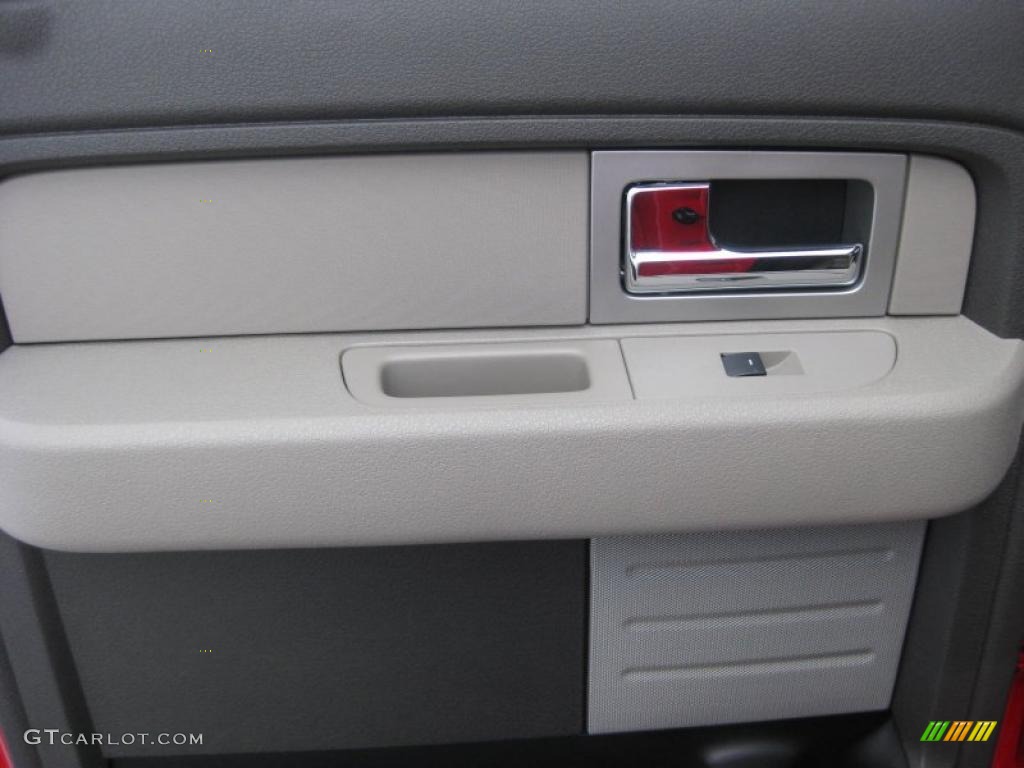 2010 F150 XLT SuperCrew 4x4 - Vermillion Red / Medium Stone photo #18