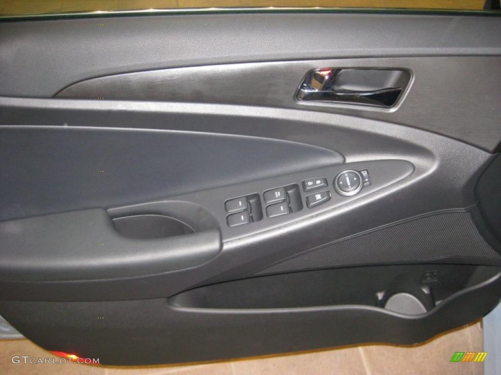 2011 Hyundai Sonata SE Black Door Panel Photo #39941010