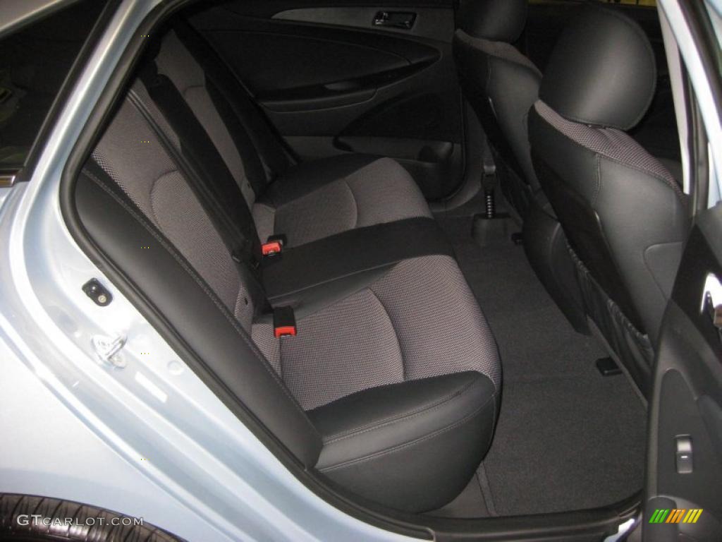 Black Interior 2011 Hyundai Sonata SE Photo #39941082