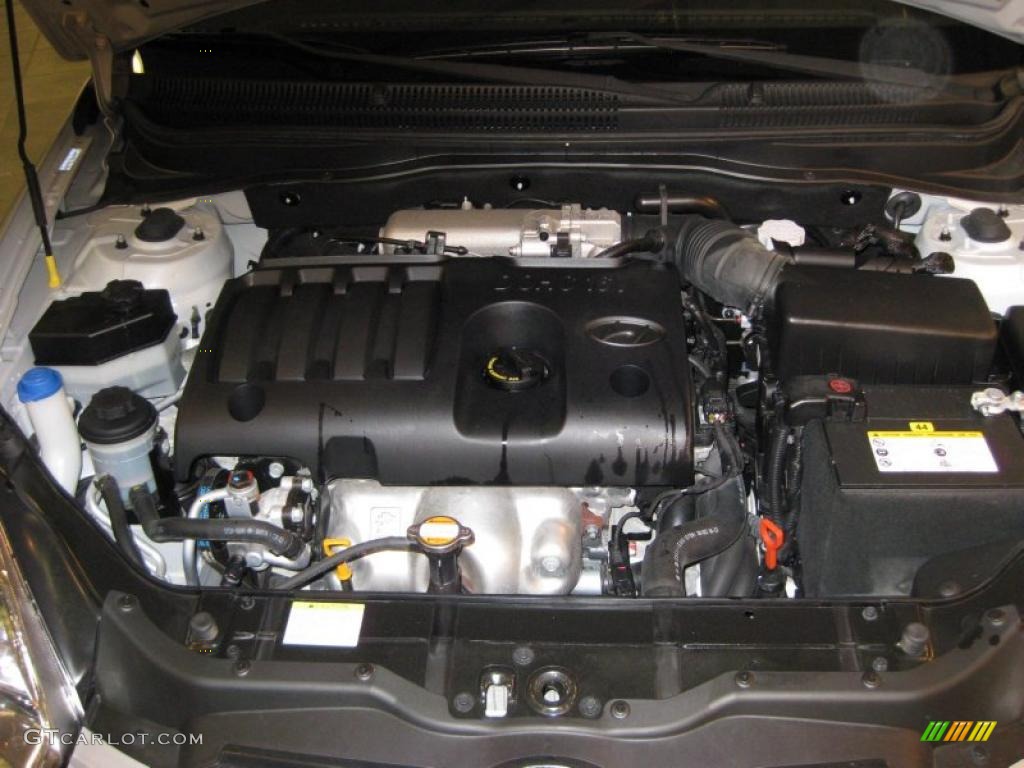 2009 Hyundai Accent GLS 4 Door 1.6 Liter DOHC-16 Valve CVVT 4 Cylinder Engine Photo #39941407