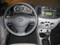 Gray 2009 Hyundai Accent GLS 4 Door Dashboard