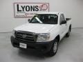 2010 Super White Toyota Tacoma Regular Cab  photo #24