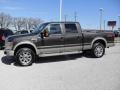 2009 Dark Stone Metallic Ford F250 Super Duty King Ranch Crew Cab 4x4  photo #3