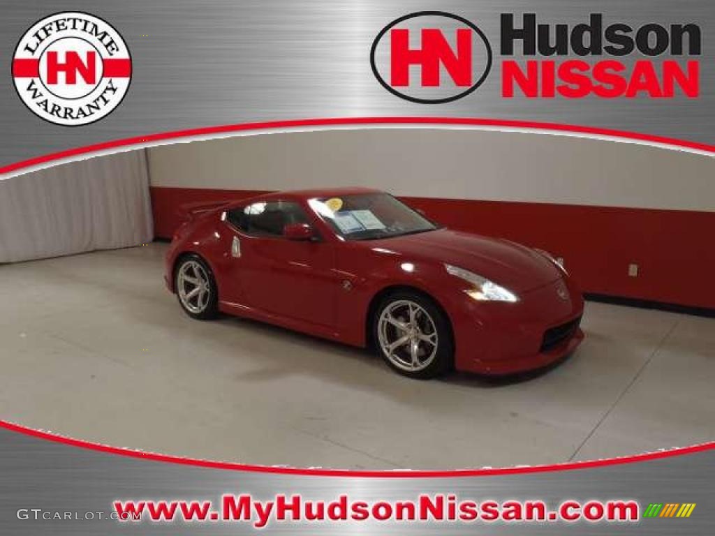Solid Red Nissan 370Z