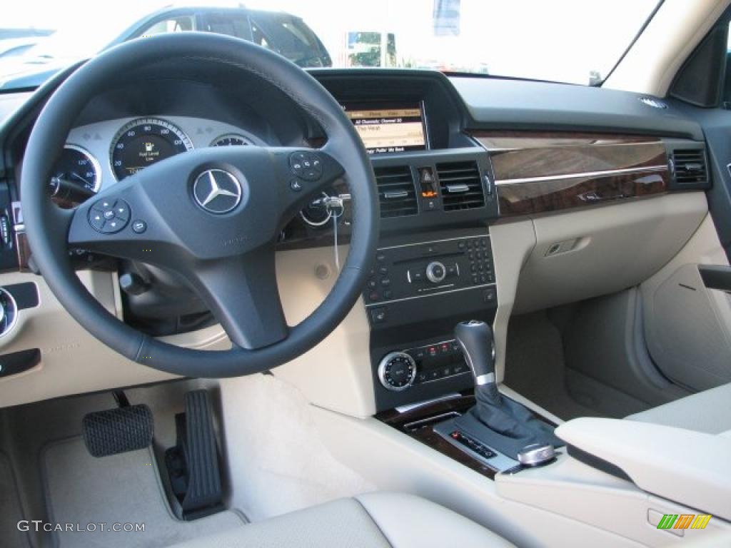 Almond Black Interior 2011 Mercedes Benz Glk 350 4matic