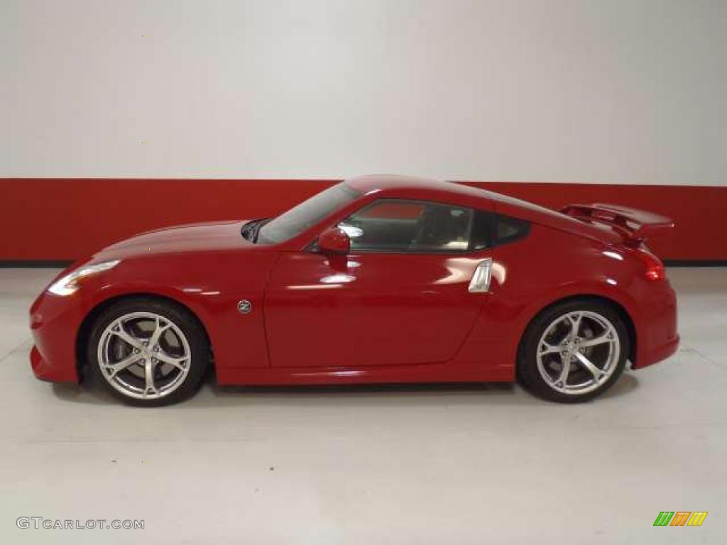 2010 370Z NISMO Coupe - Solid Red / NISMO Black/Red Cloth photo #7