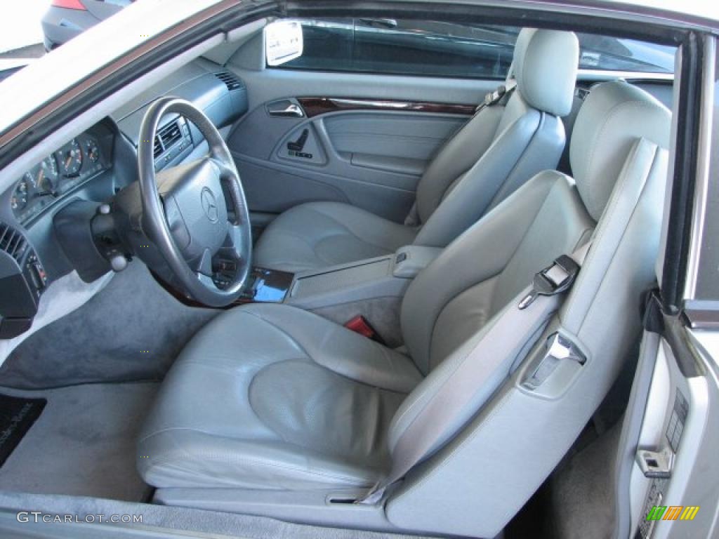 Grey Interior 1998 Mercedes-Benz SL 500 Roadster Photo #39945262