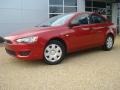 Rally Red Pearl 2009 Mitsubishi Lancer DE Exterior