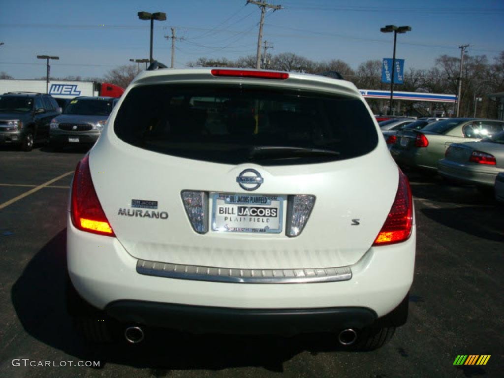 2006 Murano S - Pearl White / Cafe Latte photo #6