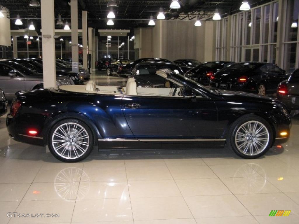 Dark Sapphire 2011 Bentley Continental GTC Speed Exterior Photo #39947514