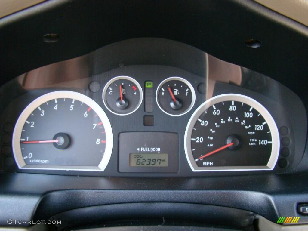 2005 Hyundai Santa Fe LX 3.5 Gauges Photo #39947590