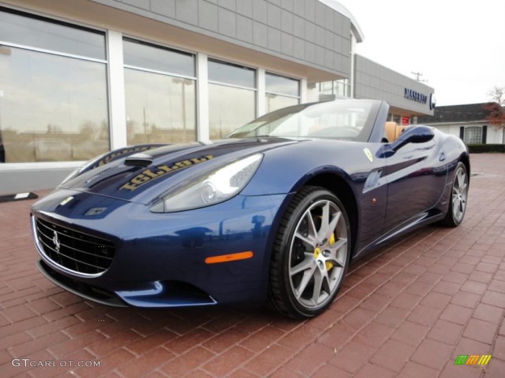 Tour de France Blue 2011 Ferrari California Standard California Model Exterior Photo #39947594