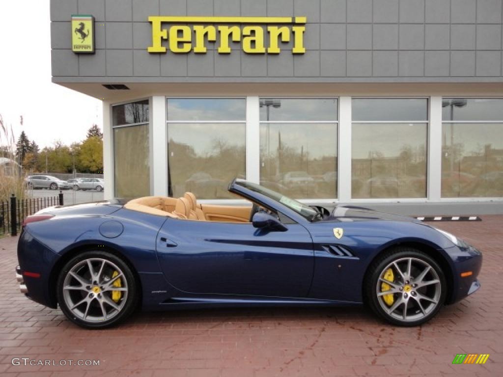 Tour de France Blue 2011 Ferrari California Standard California Model Exterior Photo #39947714