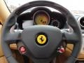 2011 Ferrari California Beige Interior Steering Wheel Photo