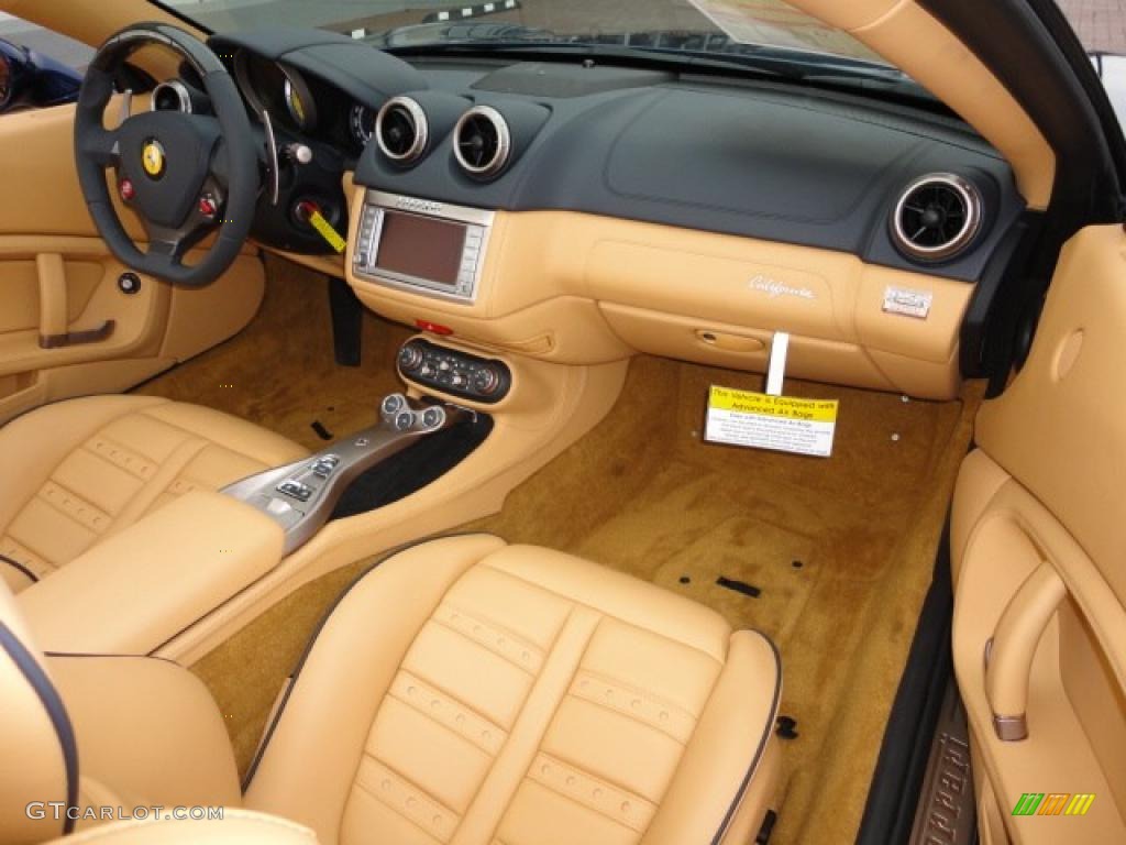2011 Ferrari California Standard California Model Beige Dashboard Photo #39948122
