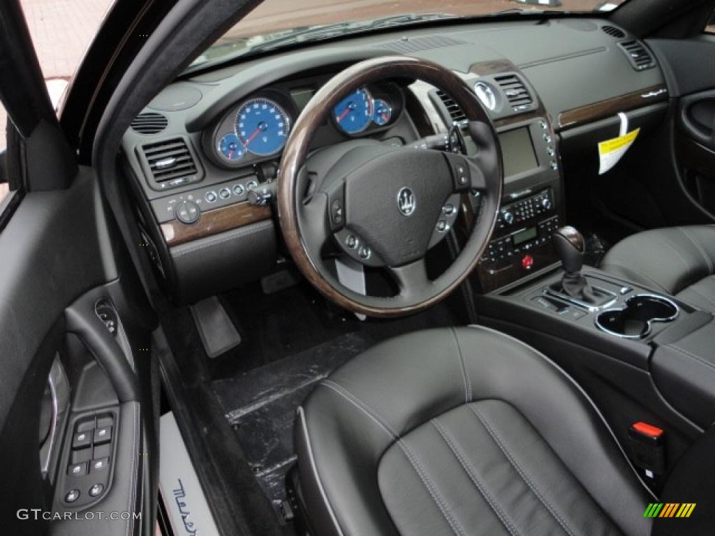 Nero Interior 2011 Maserati Quattroporte S Photo #39948898