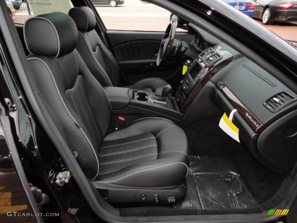Nero Interior 2011 Maserati Quattroporte S Photo #39948970