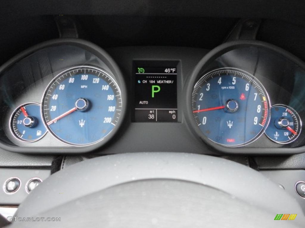 2011 Maserati Quattroporte S Gauges Photo #39949086