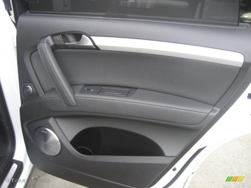 2009 Audi Q7 3.0 TDI quattro Black Door Panel Photo #39949854