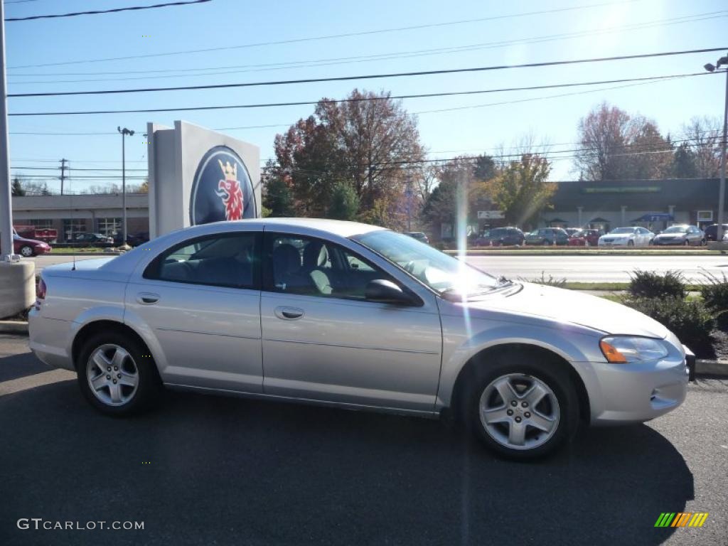 2003 Stratus SXT Sedan - Bright Silver Metallic / Dark Slate Gray photo #3